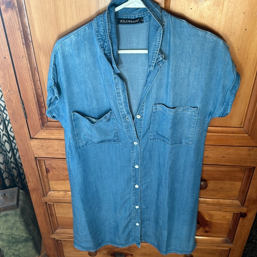 Denim dress